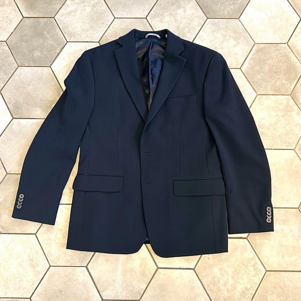 Michael Kors Navy Blue 38R suit jacket